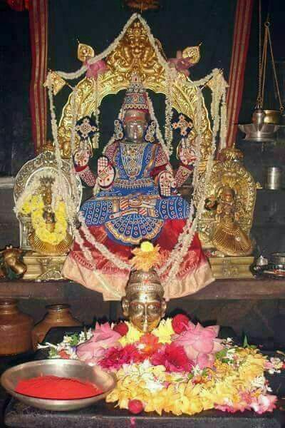 Devi on Sri Chakra