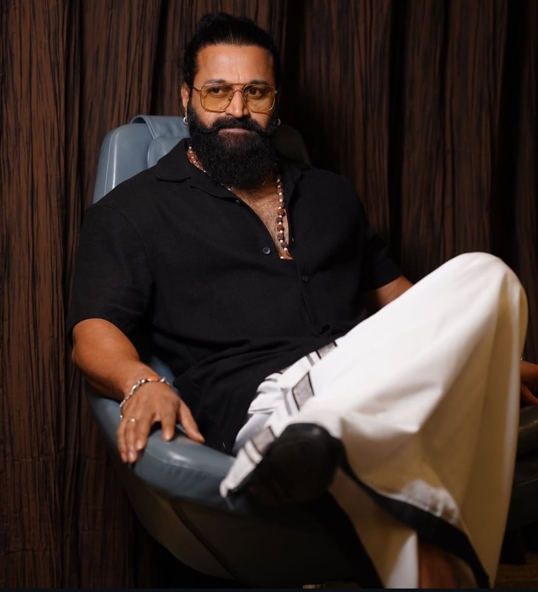 Portrait of Rishab Shetty, actor and filmmaker behind Kantara