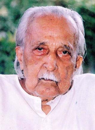 Portrait of K. Shivaram Karanth, Jnanpith Award-winning Kannada writer